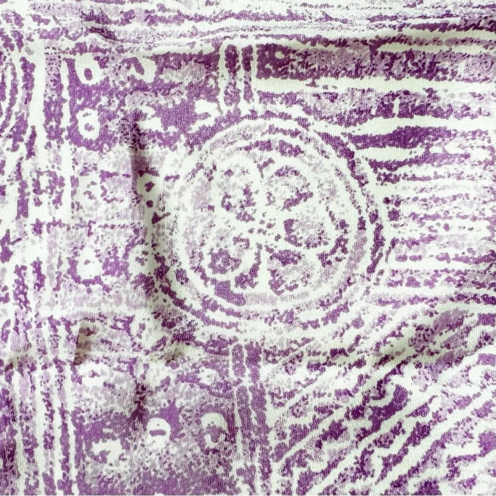 Vera Purple Patterned Scarf - Picture 11 of 12